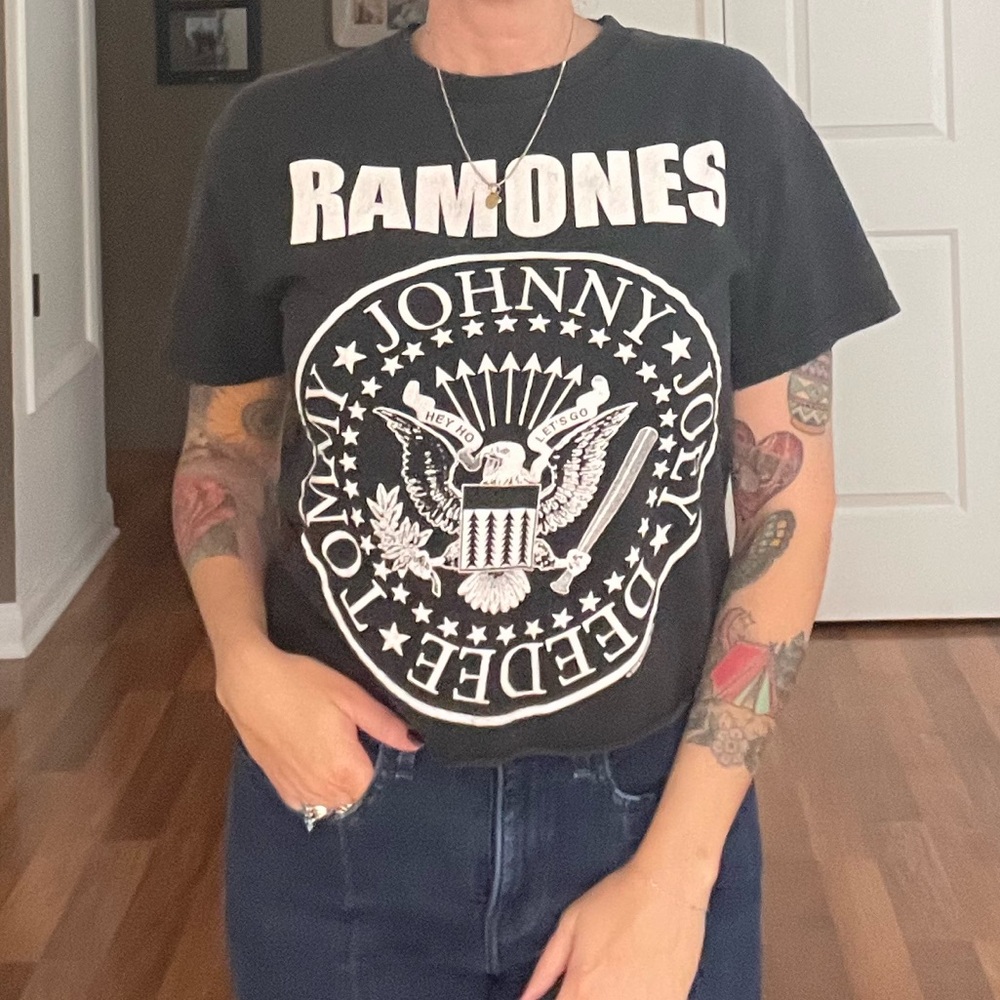 Ramones Black Graphic Tee